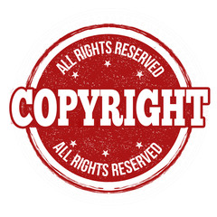 Copyyright grunge  stamp