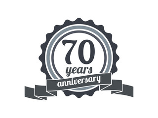 70th year anniversary logo