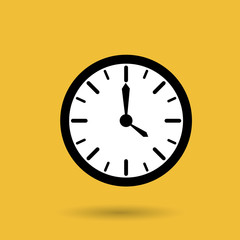time flat icon design 