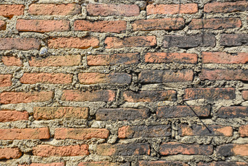 The old brick wall background