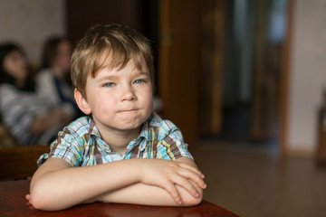 Portrait of a five year old boy.