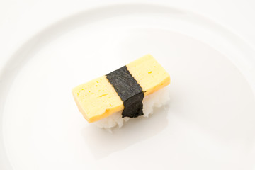isolated sushi