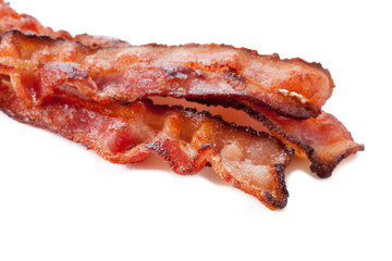 detail image of smoked bacon.