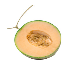 melon isolated on white