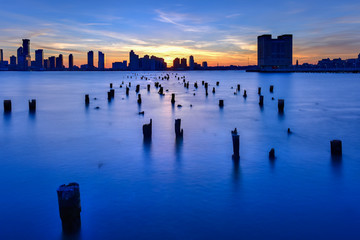 New Jersey Skyline - obrazy, fototapety, plakaty