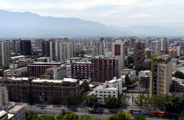 Modern Architecture in Santiago de Chile.