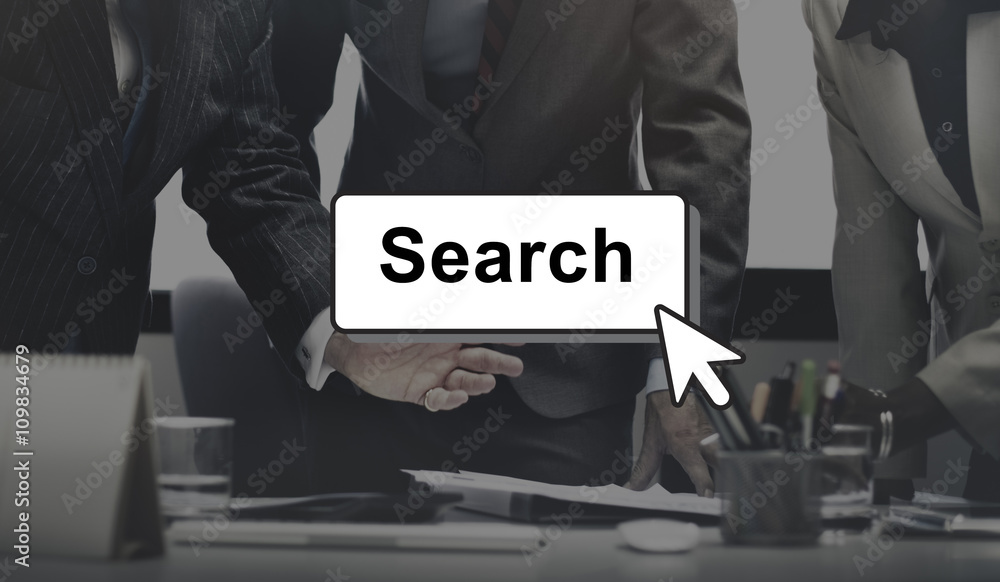 Poster search searching finding looking optimisation concept