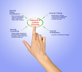 Diagram of Network and System Security
