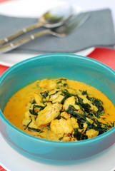 Crab meat curry