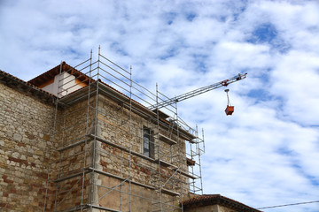 restauraci&oacute;n de un edificio antiguo