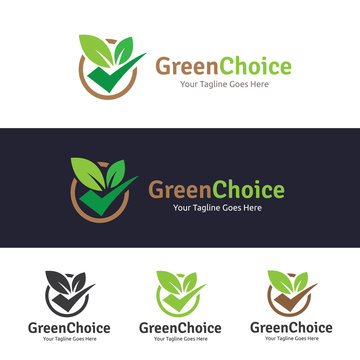 green logo concept,idea logo,eco logo.life and healthy logo. vector logo template.