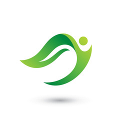 Health Green People Logo