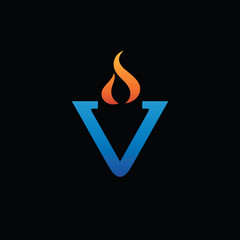 V Logo
