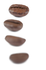 Fototapeta premium four coffee beans