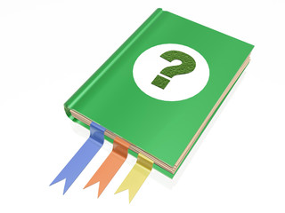 Book with question mark