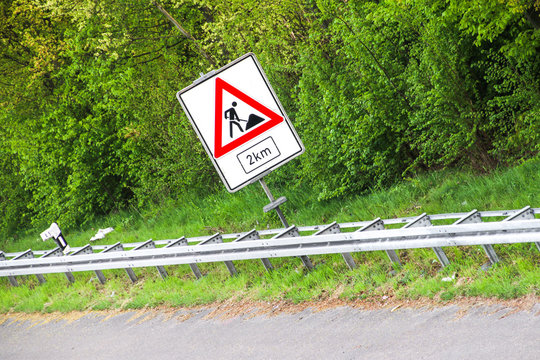 Autobahnbaustelle