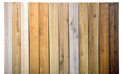 Colorful background of different wood colors