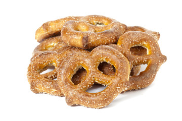pile of pretzels