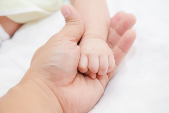 Hand of baby