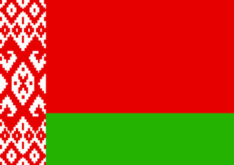 Flag of Belarus.
