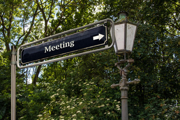 Schild 53 - Meeting