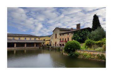 Fototapeta premium Vista di Bagno Vignoni