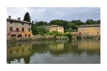 Obraz premium Vista di Bagno Vignoni