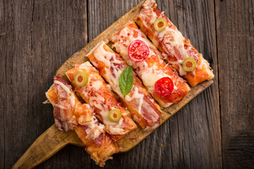 delicious homemade pizza