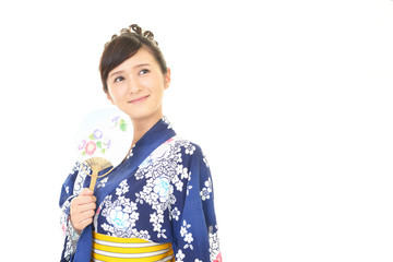 浴衣姿の女性