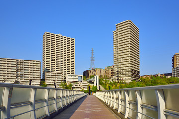 Obraz na płótnie Canvas Japan's residential area