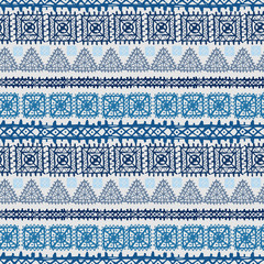 Tribal art ethnic boho seamless pattern 