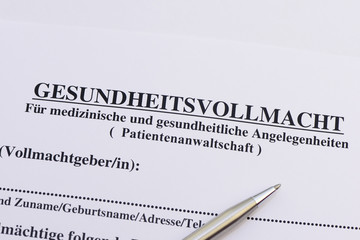 Vollmacht