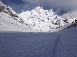 Trekking in Annapurna region and base camp, Nepal