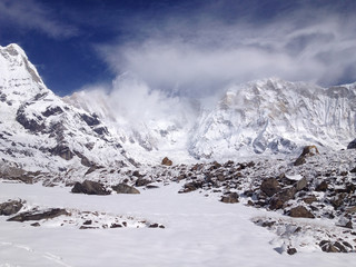Fototapeta na wymiar Annapurna Base Camp, Himalayas, Nepal