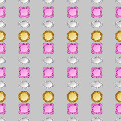 Diamonds seamless pattern