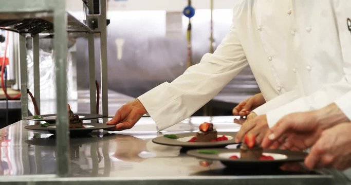 Gourmet cook has a reading order