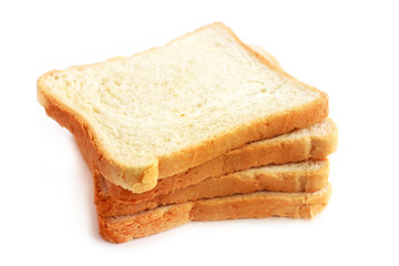 Fototapeta na wymiar Slices of white bread 
