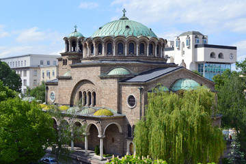 Saint Nedelya Orthodox Church, Sofia City, Bulgaria - obrazy, fototapety, plakaty