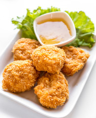 deep-fried shrimp cakes