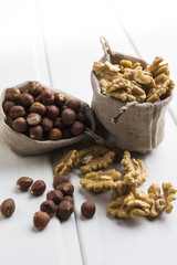 Almonds and hazelnuts