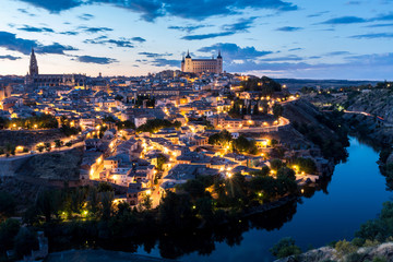 Toledo at dusk Spain