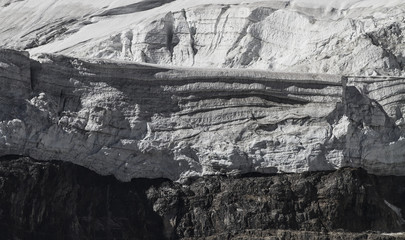 Glacier edge in Canada