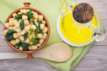 chickpeas with spinach