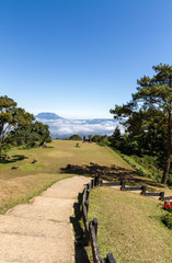 Landscape view from Huai Nam Dang National Park's mountain top, Chiang Mai, Thailand