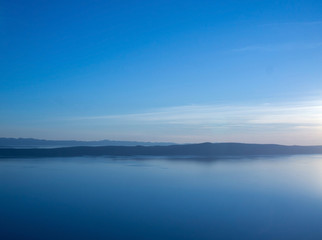 BLue sea and islands