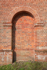 old brickwork framed doorway