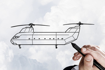 Design of helicopter model