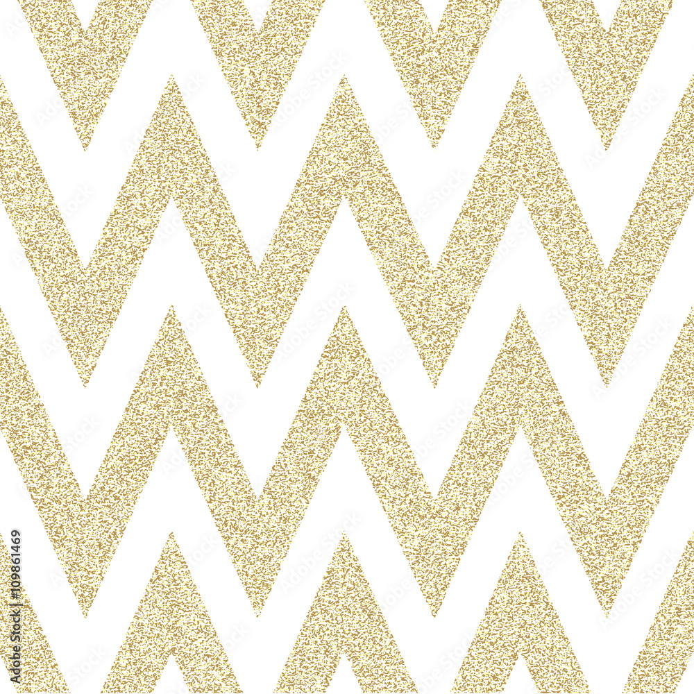 Aufkleber Pattern in zigzag. Classic chevron seamless pattern. Vector design