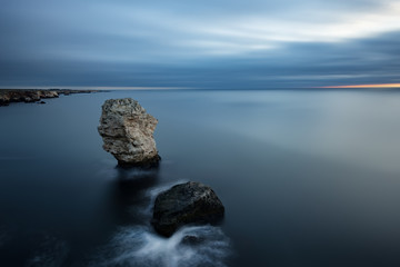 Cloudy sunrise at Tyulenovo village, Bulgaria