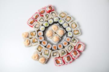 Japanese rolls set